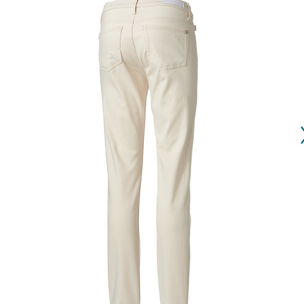Rock & Republic Cream Wash Distressed Skinny Jeans - Picture 2 of 16
